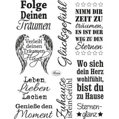 Viva Decor Clear Stamps deutsch - Sprüche II